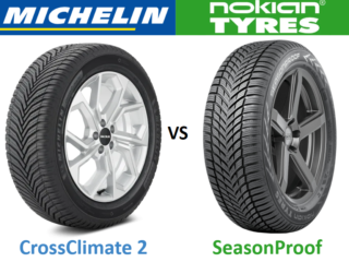 Michelin CrossClimate 2 vs Nokian SeasonProof