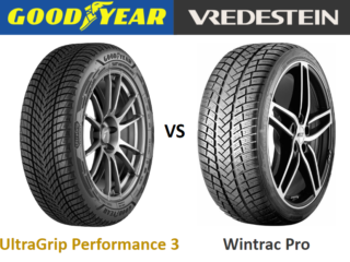 Goodyear UltraGrip Performance 3 vs Vredestein Wintrac Pro