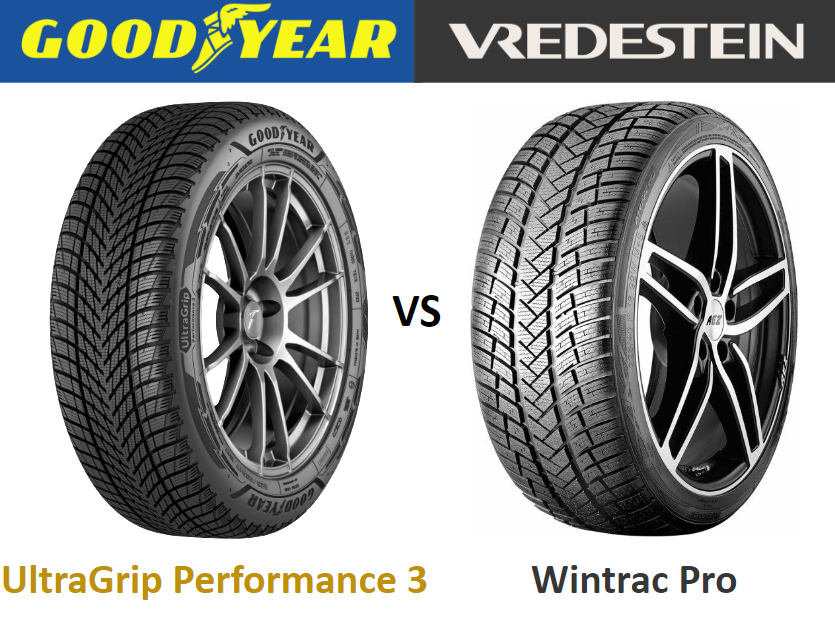 Goodyear UltraGrip Performance 3 vs Vredestein Wintrac Pro