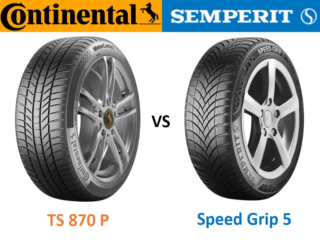 Continental WinterContact TS 870 P vs Semperit Speed Grip 5