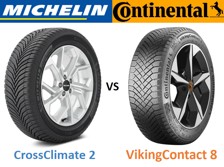 Michelin CrossClimate 2 vs Continental VikingContact 8