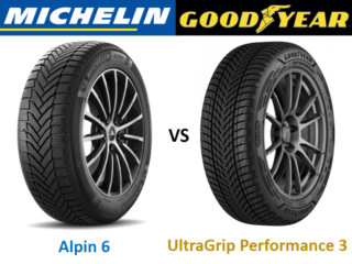 Michelin Alpin 6 vs Goodyear UltraGrip Performance 3