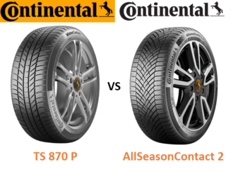 Continental WinterContact TS 870 P vs Continental AllSeasonContact 2