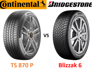 Continental WinterContact TS 870 P vs Bridgestone Blizzak 6