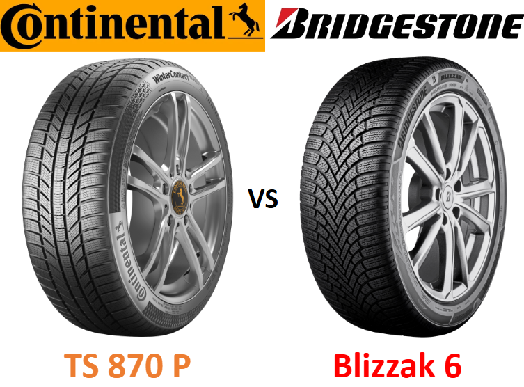 Continental WinterContact TS 870 P vs Bridgestone Blizzak 6