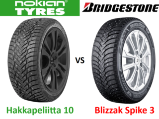 Nokian Hakkapeliitta 10 vs Bridgestone Blizzak Spike 3
