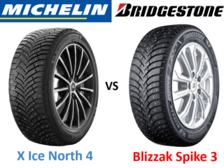 Michelin X Ice North 4 vs Bridgestone Blizzak Spike 3