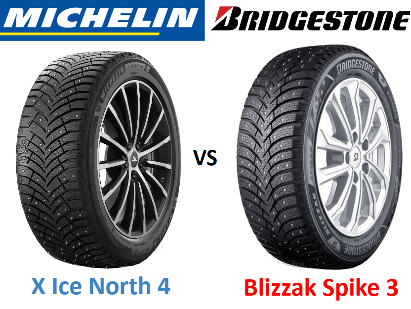 Michelin X Ice North 4 vs Bridgestone Blizzak Spike 3 - Top Tire