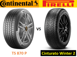 Continental WinterContact TS 870 P vs Pirelli Cinturato Winter 2