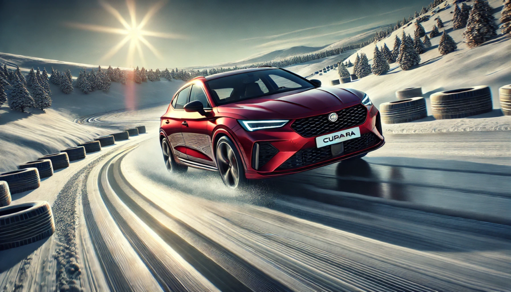Testing Vehicle of choice: CUPRA Formentor on snow action
