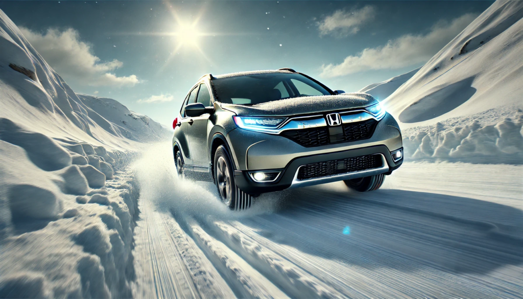 Snow testing is done in Sweden