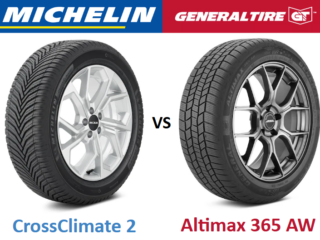 Michelin CrossClimate 2 vs General Altimax 365 AW