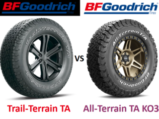BFGoodrich Trail-Terrain TA vs BFGoodrich All-Terrain TA KO3