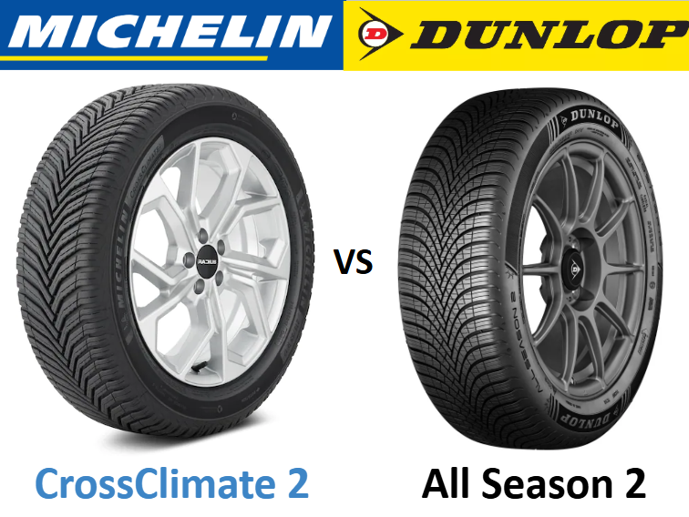 Michelin CrossClimate 2 vs Dunlop All Season 2