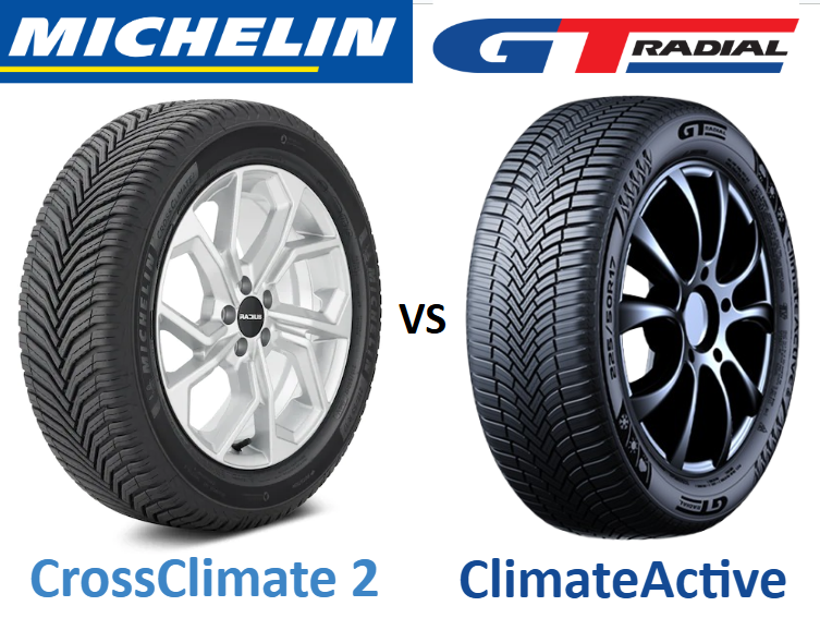 Michelin CrossClimate 2 vs GT Radial ClimateActive
