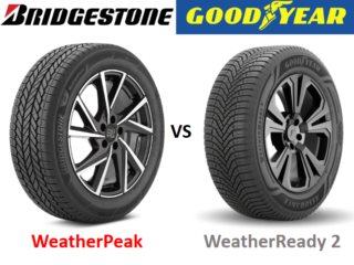 Bridgestone WeatherPeak vs Goodyear Assurance WeatherReady 2