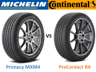 Michelin Primacy MXM4 vs Continental ProContact RX