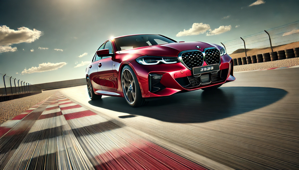 Testing Vehicle of Choice: BMW 3 series on dry action