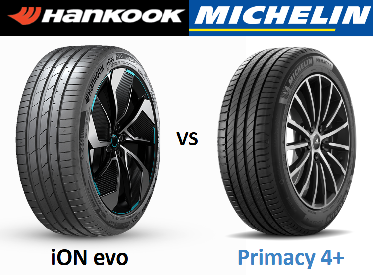 Hankook iON Evo vs Michelin Primacy 4+
