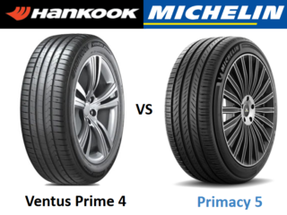 Hankook Ventus Prime 4 vs Michelin Primacy 5