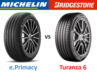 Michelin e.Primacy vs Bridgestone Turanza 6