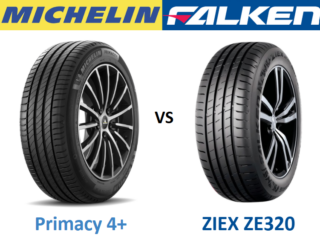 Michelin Primacy 4+ vs Falken ZIEX ZE320