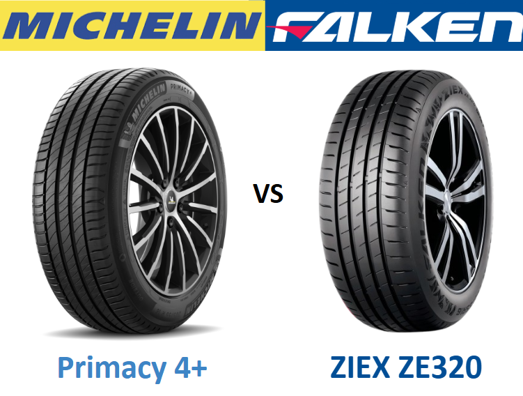 Michelin Primacy 4+ vs Falken ZIEX ZE320