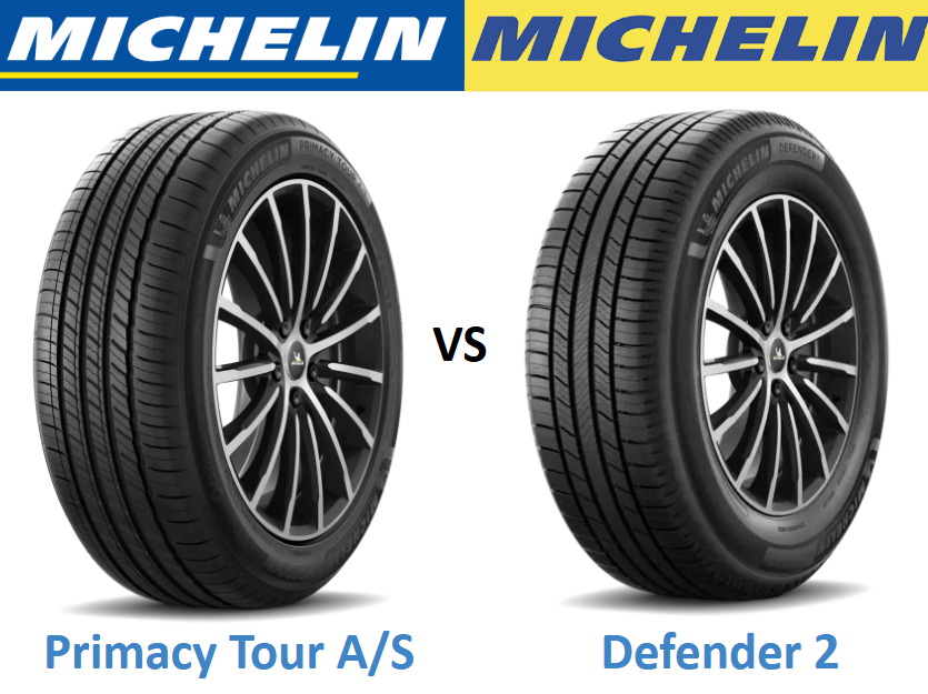 Michelin Primacy Tour A/S vs Michelin Defender 2