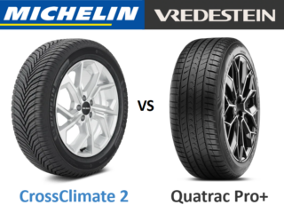 Michelin CrossClimate 2 vs Vredestein Quatrac Pro+