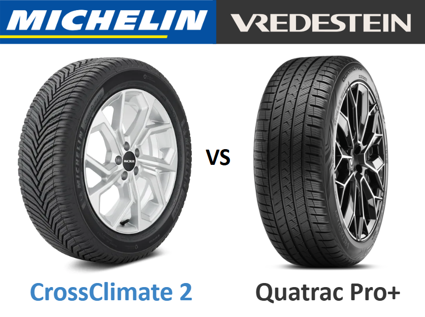 Michelin CrossClimate 2 vs Vredestein Quatrac Pro+