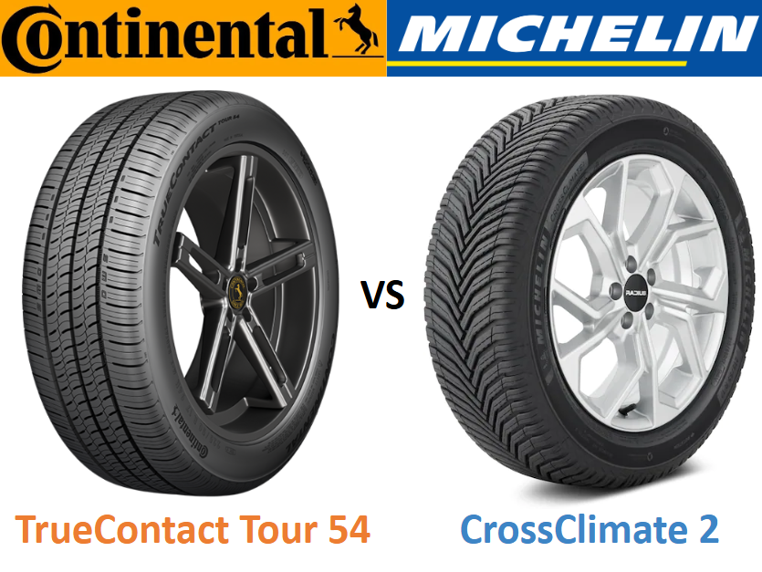 Continental TrueContact Tour 54 vs Michelin CrossClimate 2