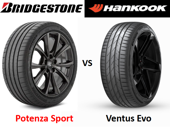 Bridgestone Potenza Sport vs Hankook Ventus Evo