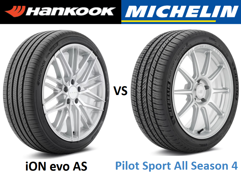 Hankook iON evo AS vs Michelin Pilot Sport All Season 4
