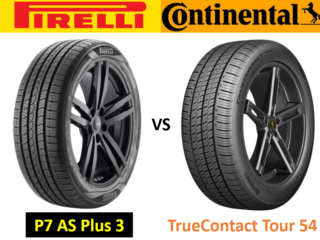 Pirelli P7 AS Plus 3 vs Continental TrueContact Tour 54