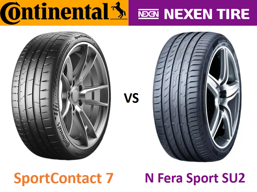Continental SportContact 7 vs Nexen N Fera Sport SU2