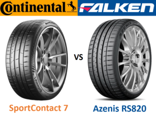 Continental SportContact 7 vs Falken Azenis RS820