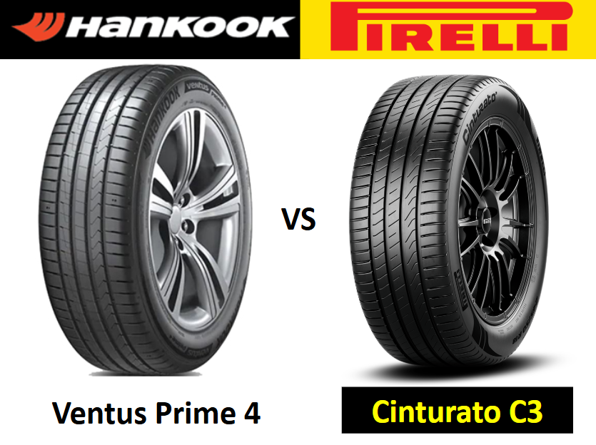 Hankook Ventus Prime 4 vs Pirelli Cinturato C3