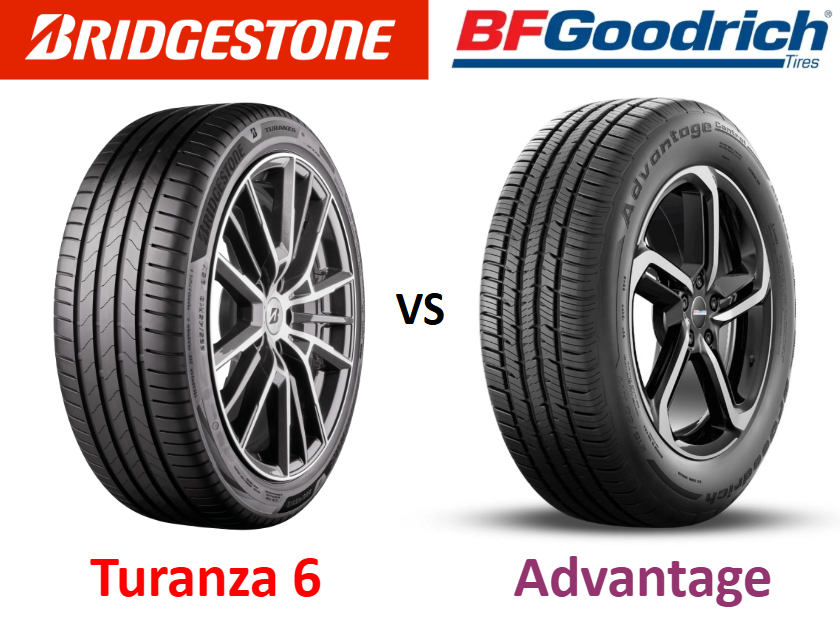 Bridgestone Turanza 6 vs BFGoodrich Advantage - Top Tire Review