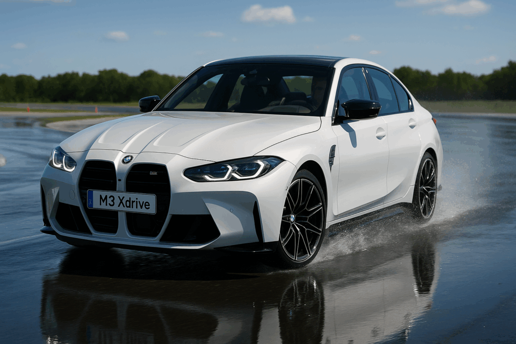 Testing vehicle of choice: BMW M3 xDrive (G80).