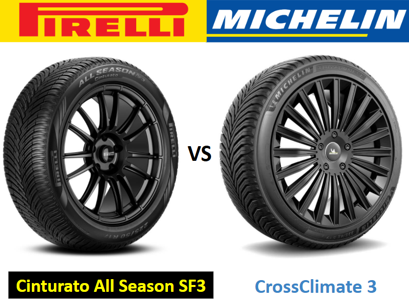 Pirelli Cinturato All Season SF3 vs Michelin CrossClimate 3