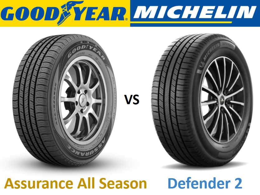 Goodyear Assurance All Season vs Michelin Defender 2