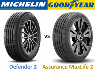 Michelin Defender 2 vs Goodyear Assurance MaxLife 2
