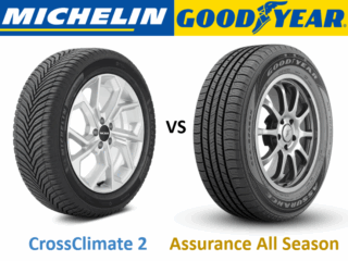 Michelin CrossClimate 2 vs Goodyear Assurance All Season