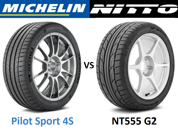 Michelin Pilot Sport 4S vs Nitto NT555 G2