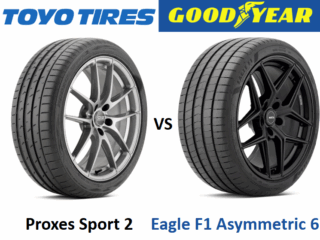 Toyo Proxes Sport 2 vs Goodyear Eagle F1 Asymmetric 6