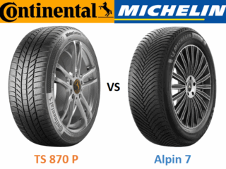 Continental WinterContact TS 870 P vs Michelin Alpin 7