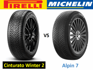 Pirelli Cinturato Winter 2 vs Michelin Alpin 7