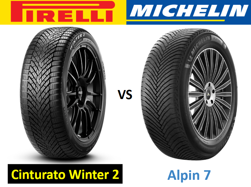 Pirelli Cinturato Winter 2 vs Michelin Alpin 7