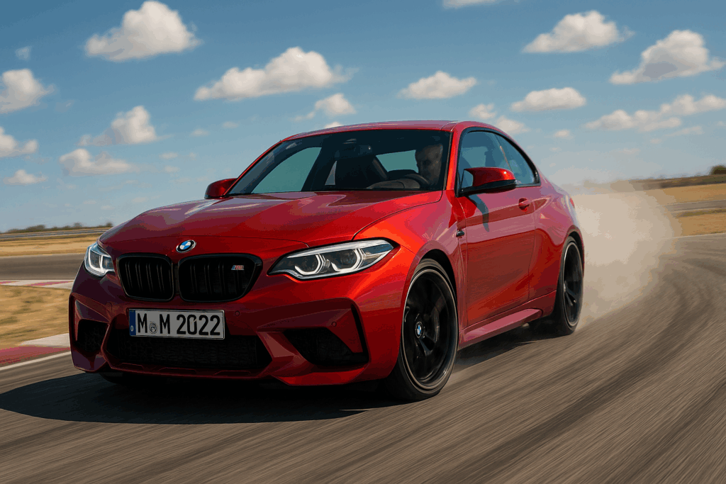 Testing Vehicle of Choice: BMW M2 on a dry handling track