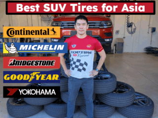 Best SUV tires in Asia Test 2025/26